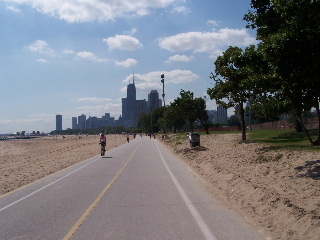 Coming into North Avenue Beach